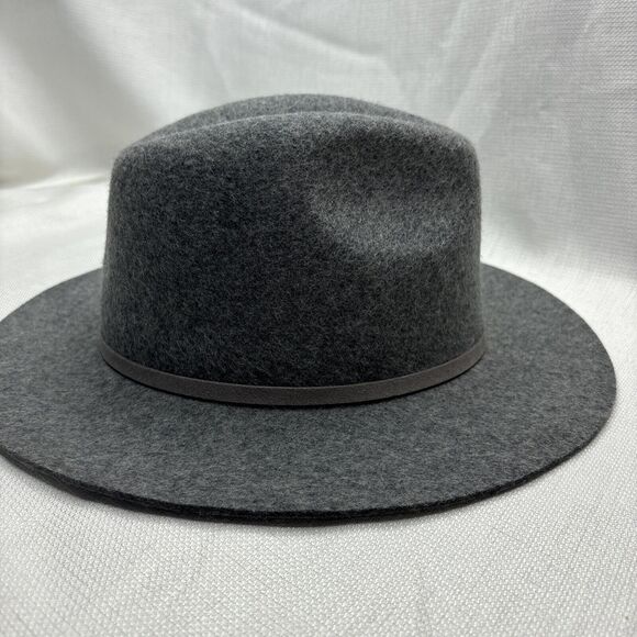 Revolve House of Harlow Hat Fedora Women\'s Gray‎ Wool Felt Adjustable Boho Chic main image 6